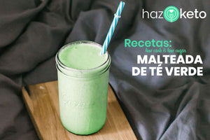 receta malteada de té verde baja en carbohidratos