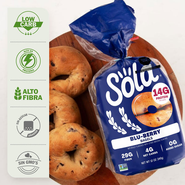 bagels altos en proteína