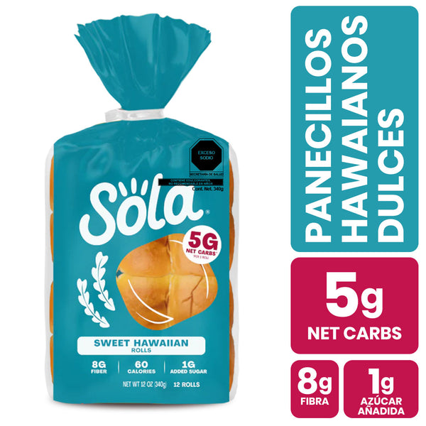 panecillos hawaianos bajos en carbohidratos