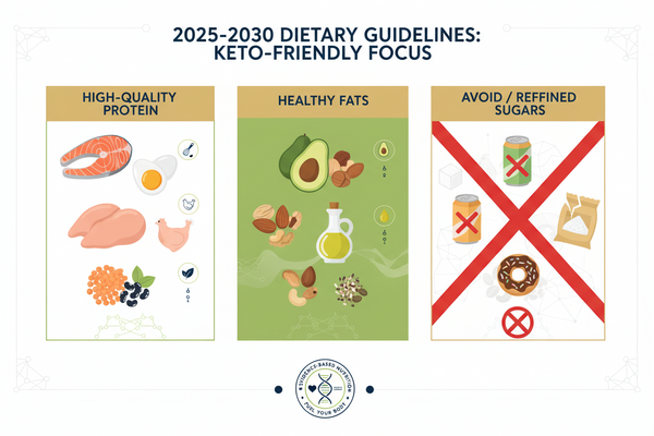 Nuevas Guías Alimentarias 2025-2030: Por Qué Ahora la Ciencia Prioriza Proteína, Grasas Saludables y Cero Azúcar