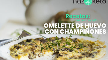 Receta de Omelette de huevo con champiñones, Keto