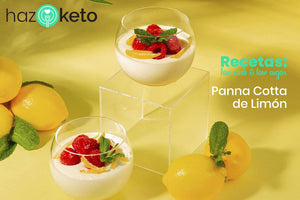 recetas panna cotta de limón bajo en carbohidratos