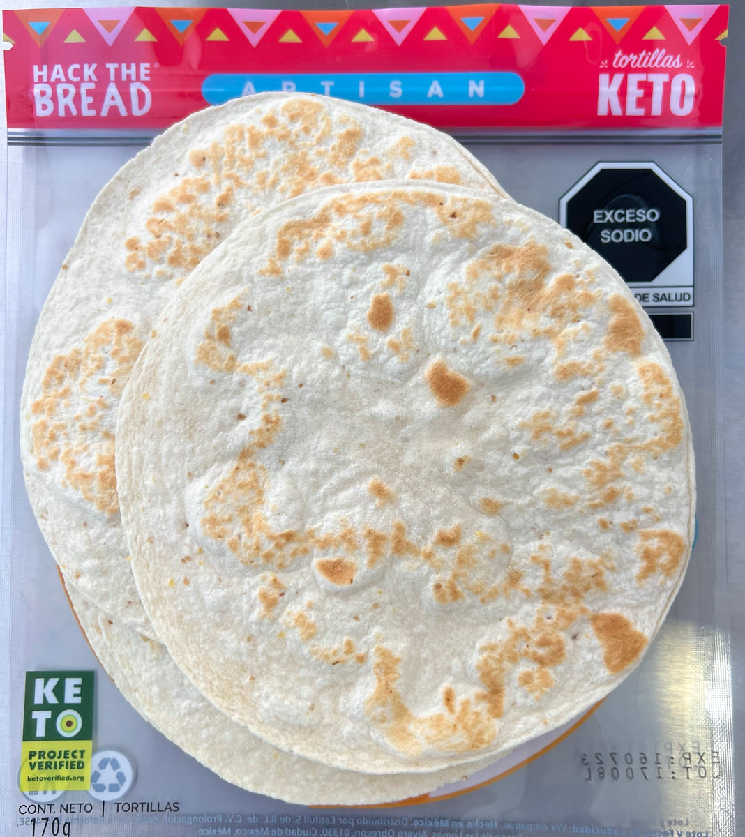 Pack de Tortillas Keto Hack The Bread® y Pan Keto sabor a Mantequilla