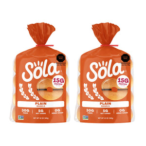 Pack bagels low carb sabor natural