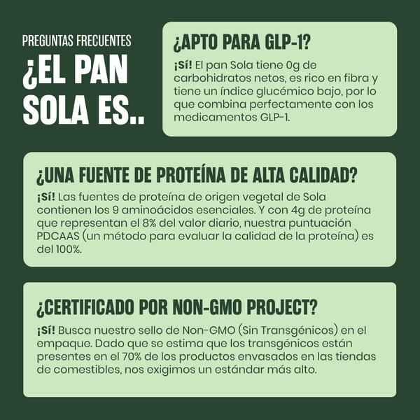 Beneficios del pan keto marca SOLA