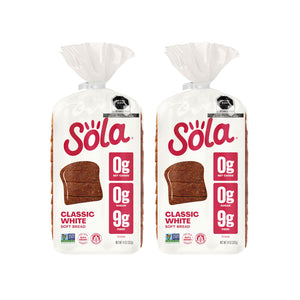 pack de 2 panes blancos keto marca SOLA