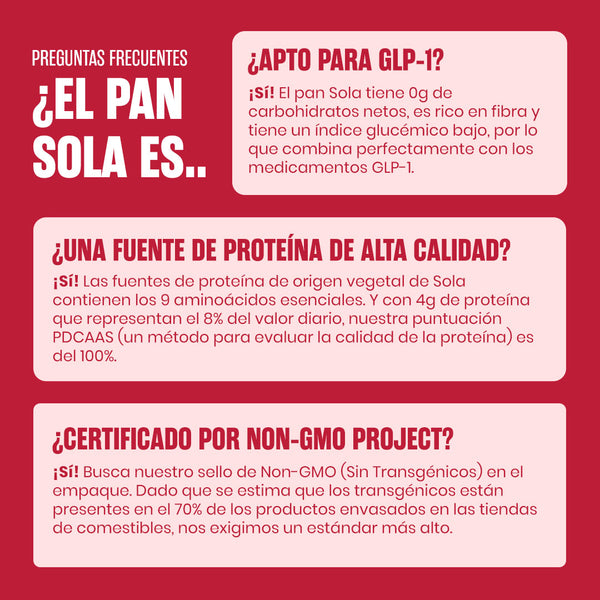 Beneficios del pan keto de SOLA