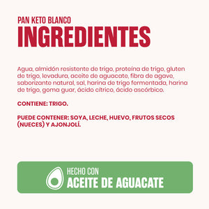 ingredientes pan blanco de caja marca sola