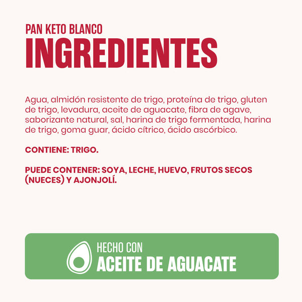 ingredientes pan blanco de caja marca sola