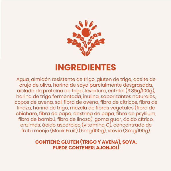 ingredientes pan keto marca sola sabor avena