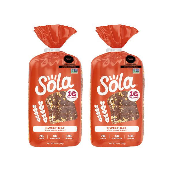 pack de 2 panes keto sweet oat de sola low carb