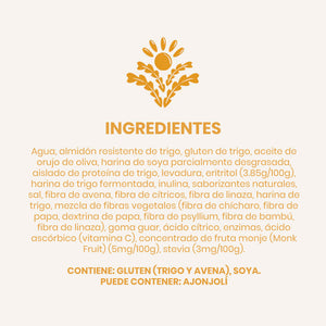 ingredientes pan de caja marca sola sabor golden wheat