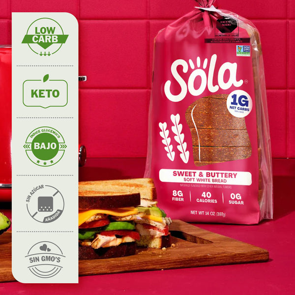 pan keto de caja sabor mantequilla bajo en carbs