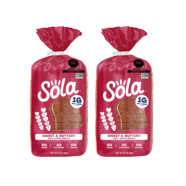 pack 2 panes keto de caja sabor mantequilla bajo en carbs