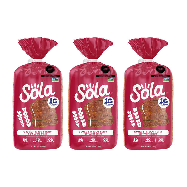 pack 3 panes keto de caja sabor mantequilla bajo en carbs