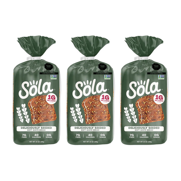 Pack 3 Panes Keto Mutigrano Sin Azúcar