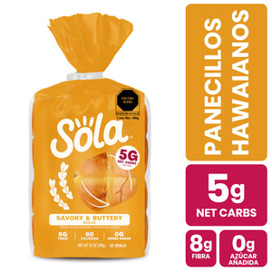 panecillos hawaianos bajos en carbohidratos