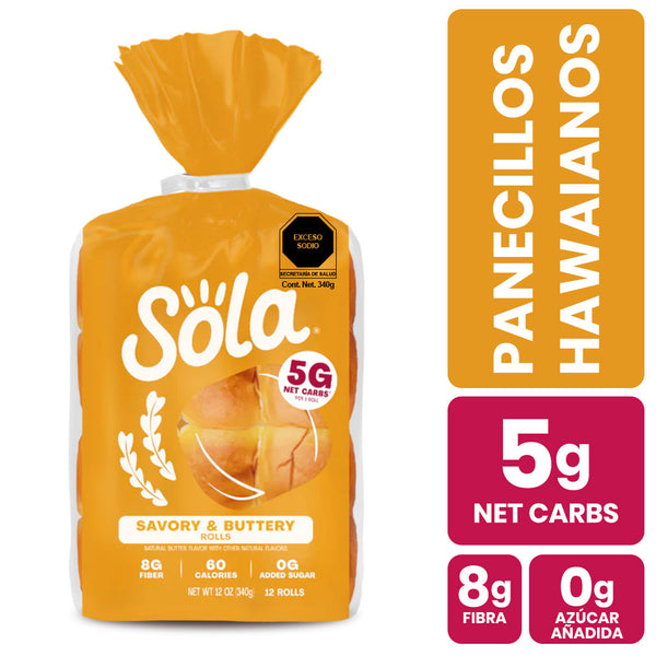 panecillos hawaianos bajos en carbohidratos